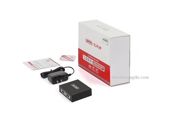 Bộ chia HDMI 1 ra 2 4K UNITEK